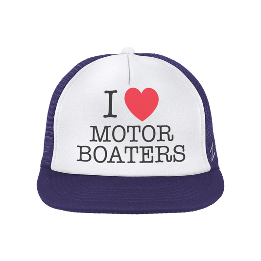 Motorboaters - 'I Love Motorboaters' Trucker Cap